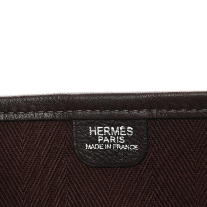 Hermes Toile Chevron Evergrain Evelyne PM Havane 6 of 10