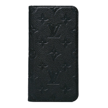 Louis Vuitton Empreinte iPhone XS Max Folio Case Black 1 of 5