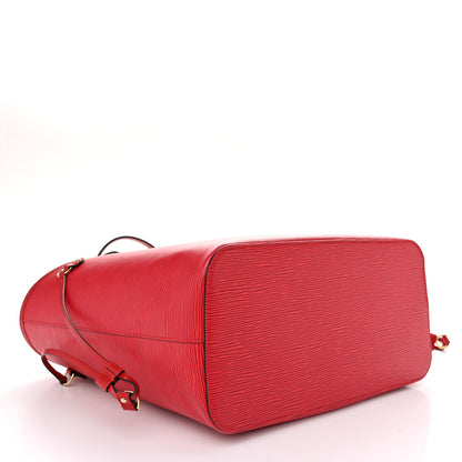 Louis Vuitton Epi Neverfull MM Castillan Red 5 of 10