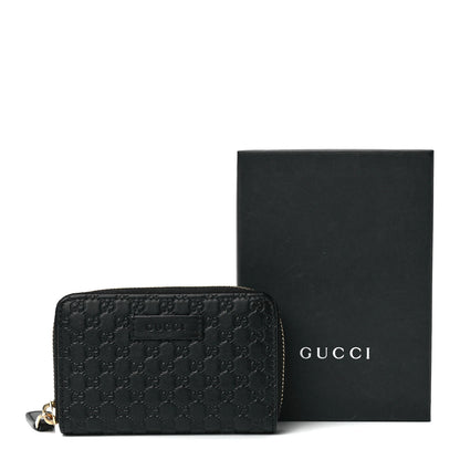 Gucci Microguccissima Zip Around Card Case Black 11 of 11