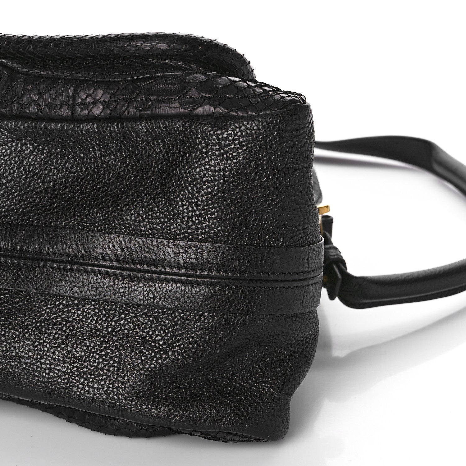 Chloe Snakeskin Medium Paraty Black 7 of 7