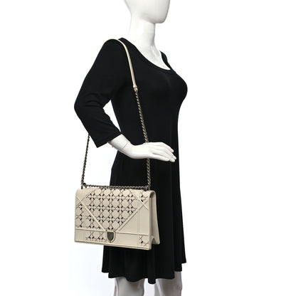 Christian Dior Embroidered Large Diorama Flap Bag Off White 2 of 8