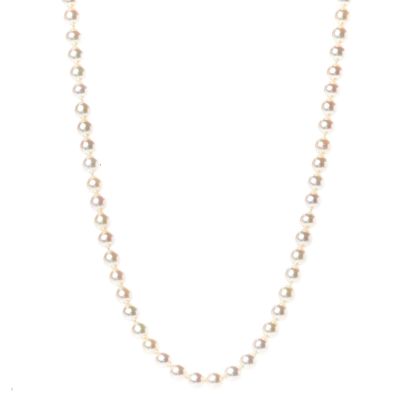 Sterling Silver Freshwater Pearl 5-6mm Ziegfeld Necklace