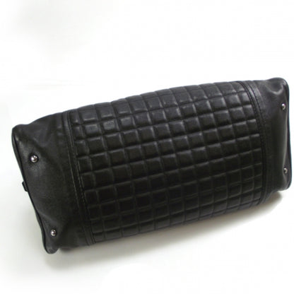 Chanel Caviar Square Quilted Dome Satchel Black 5 of 9