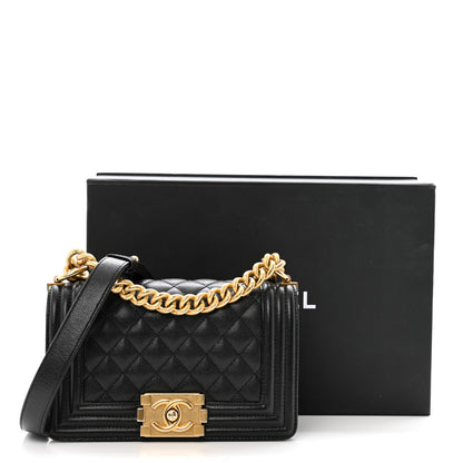 Chanel Caviar Quilted Small Boy Flap Black 15 of 15