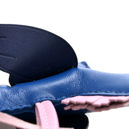 Hermes Milo Lambskin Grigri Rodeo Pegase Horse Bag Charm PM Bleu France Mauve Sylvestre Bleu Saphir 4 of 6