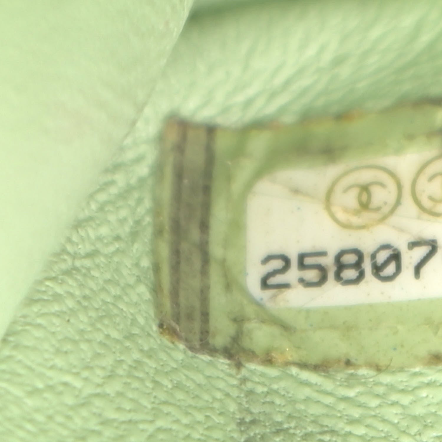 Chanel Sequin Mini Waterfall Flap Green Light Green Yellow 7 of 16