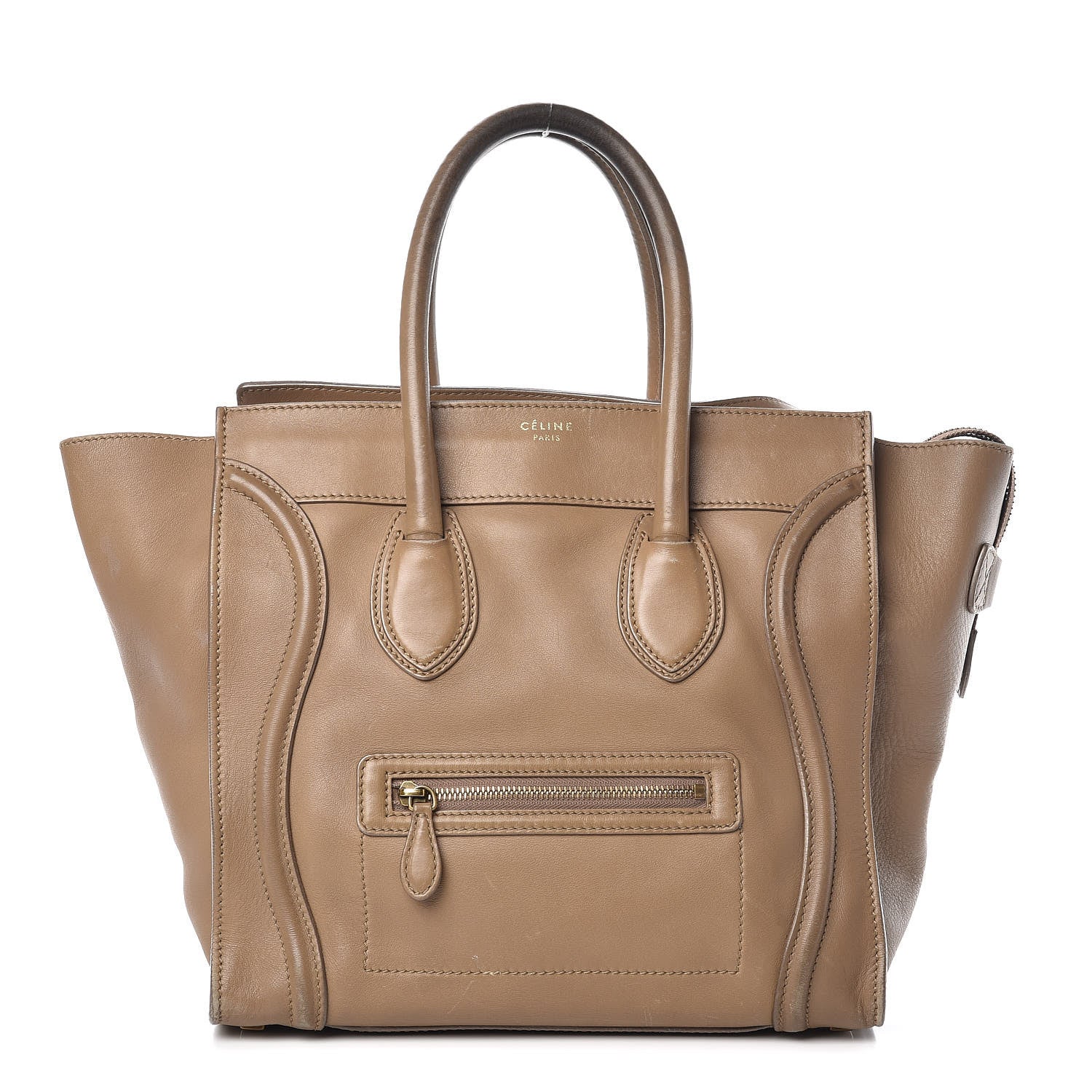 Celine Smooth Calfskin Mini Luggage Camel 1 of 35