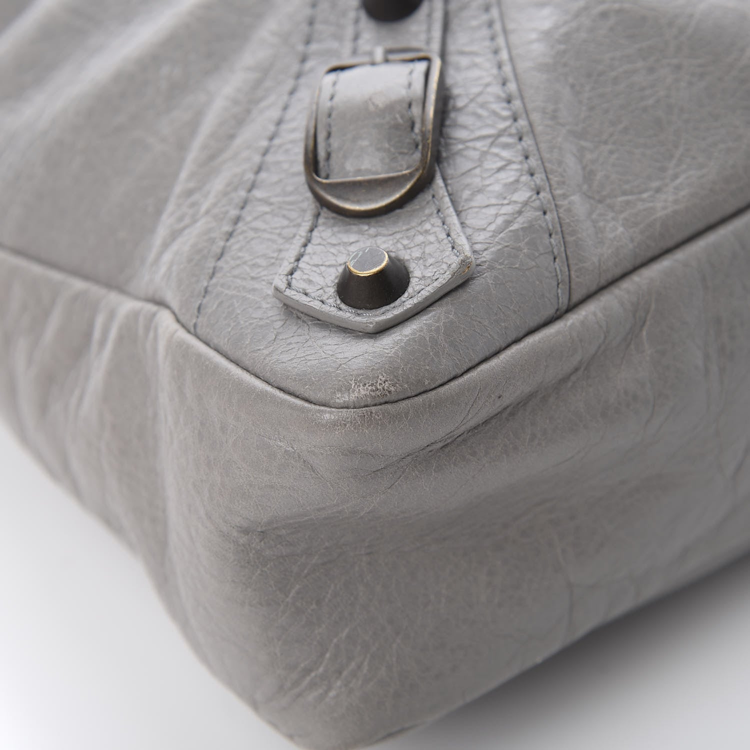 Balenciaga Agneau Classic Hardware Town Gris Pyrite 10 of 15