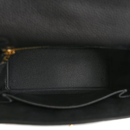 Hermes Togo Kelly Retourne 25 Black 5 of 11