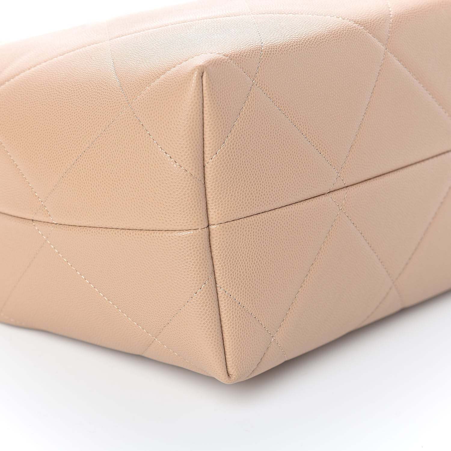 Chanel Caviar Large Handle Shopping Bag Beige 8 of 9