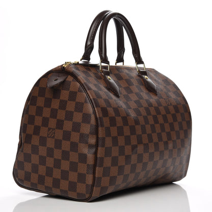 Louis Vuitton Damier Ebene Speedy 30 3 of 9