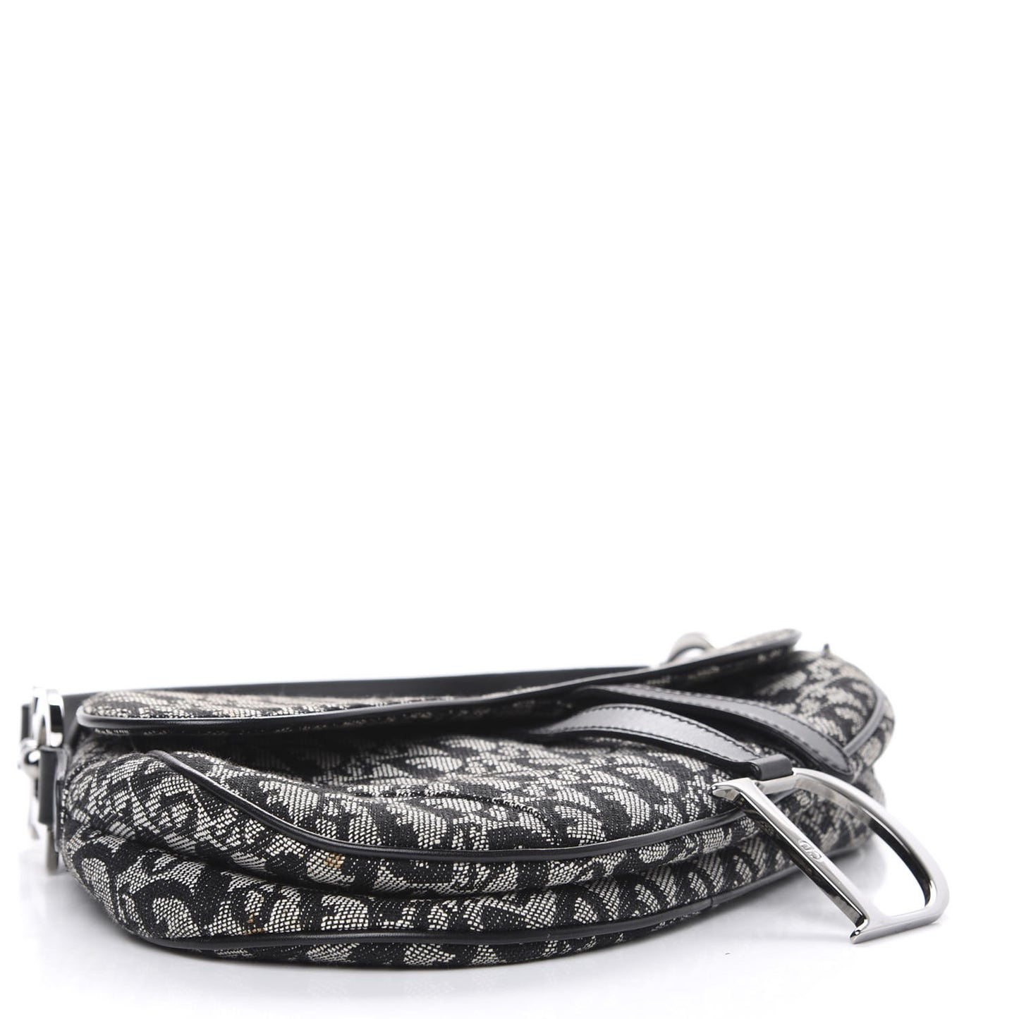 Monogram Saddle Bag Black