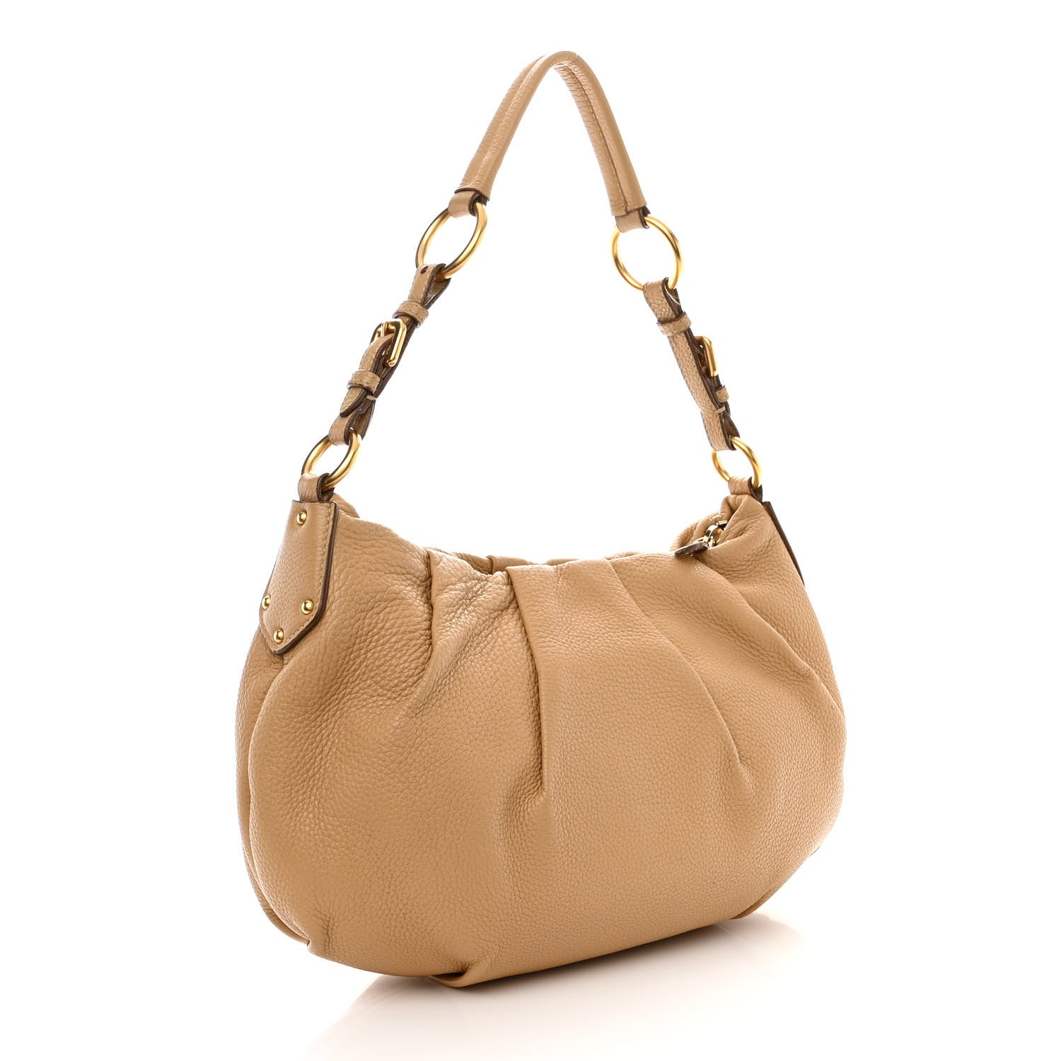 Prada Vitello Daino Hobo Sughero 3 of 17