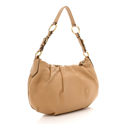 Prada Vitello Daino Hobo Sughero 3 of 17