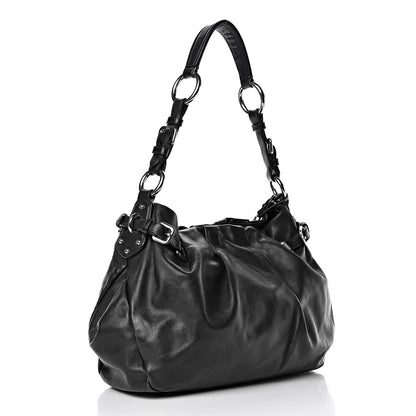 Prada Soft Calfskin Tote Black 3 of 13