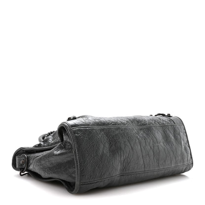 Balenciaga Agneau Arena Classic Hardware Medium Le City Volcanic Rock 4 of 10