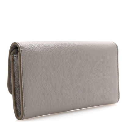 Chloe Calfskin Marcie Long Wallet Cashmere Grey 3 of 7