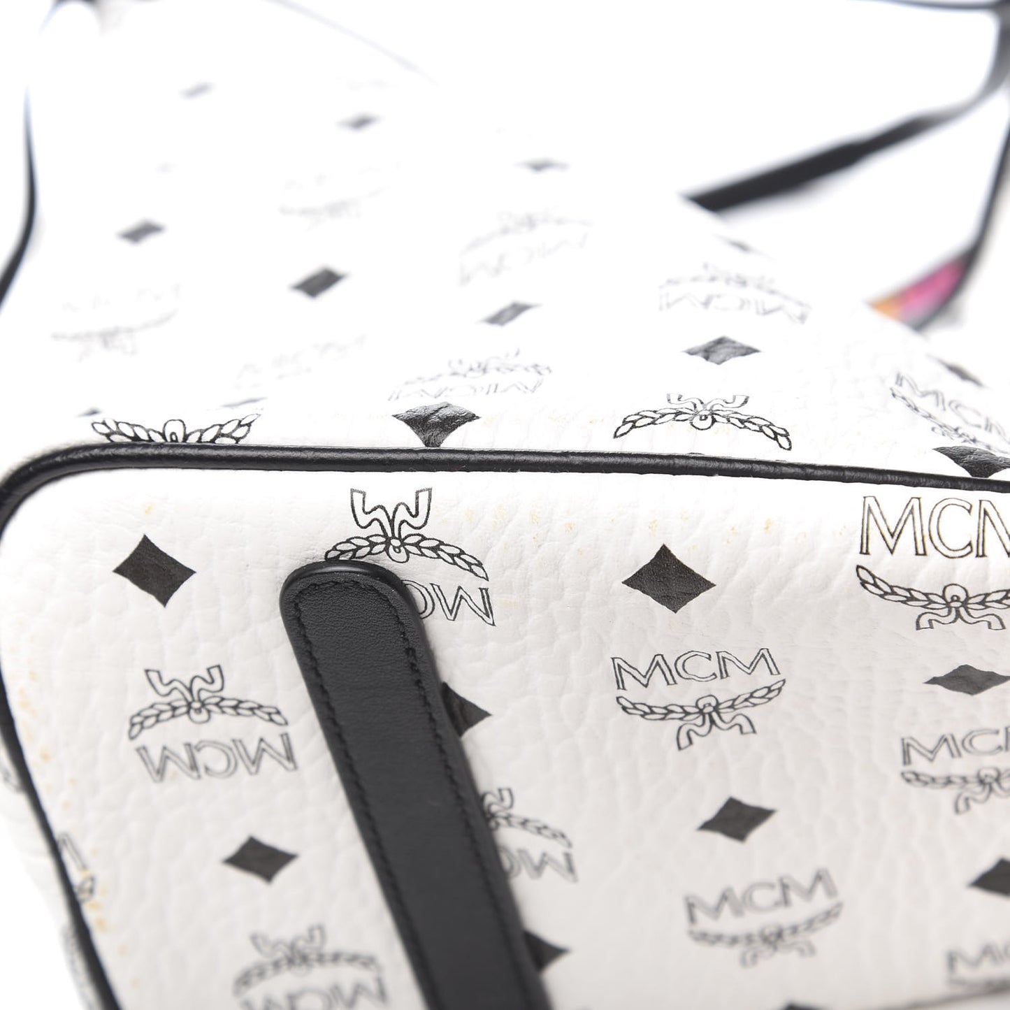 Visetos Medium Project Reversible Shopper Tote White