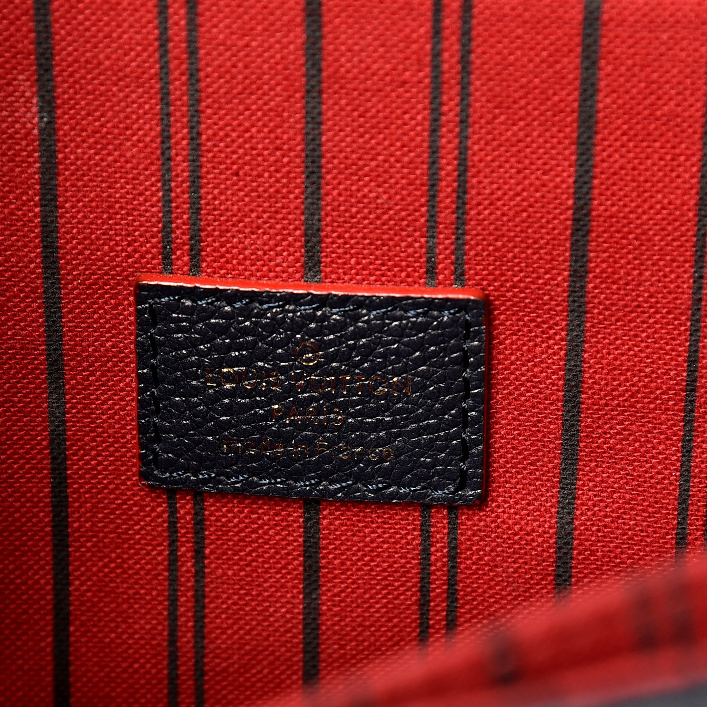 Empreinte Pochette Metis Marine Rouge