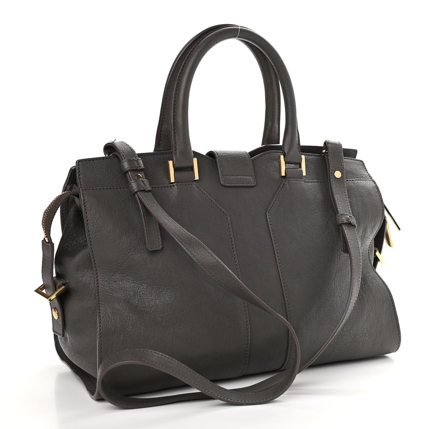 Calfskin Medium Classic Y Cabas Grey