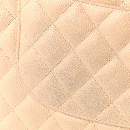 Chanel Caviar Quilted Jumbo Double Flap Beige Clair 13 of 19