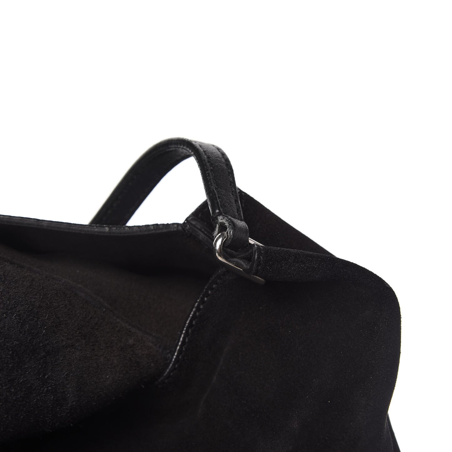 Baby Calfskin All Soft Shoulder Bag Black