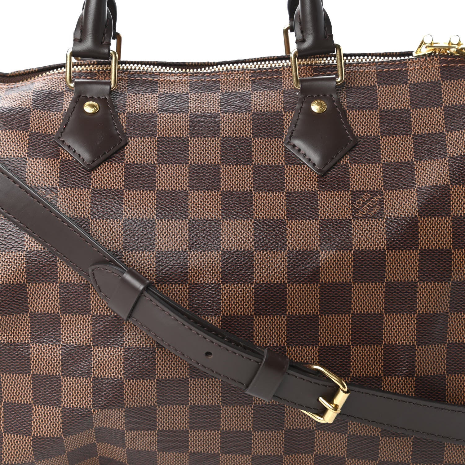 Louis Vuitton Damier Ebene Speedy Bandouliere 30 10 of 11