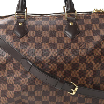 Louis Vuitton Damier Ebene Speedy Bandouliere 30 10 of 11