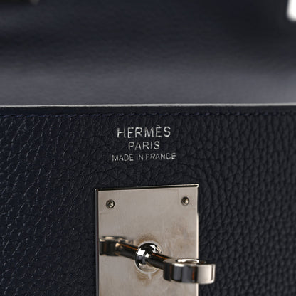 Hermes Togo Kelly Retourne 32 Bleu Nuit 6 of 8