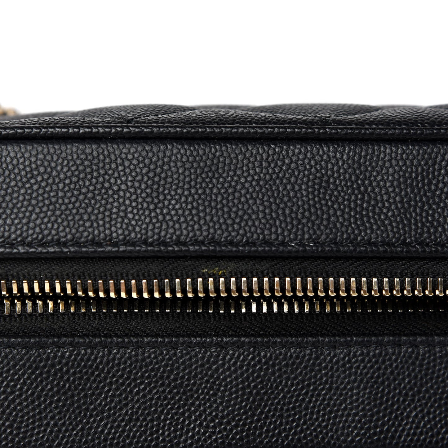 Caviar Quilted Small In & Out Camera Case Black