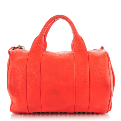 Alexander Wang Pebbled Calfskin Rocco Tangerine Pale Gold Hardware 1 of 8