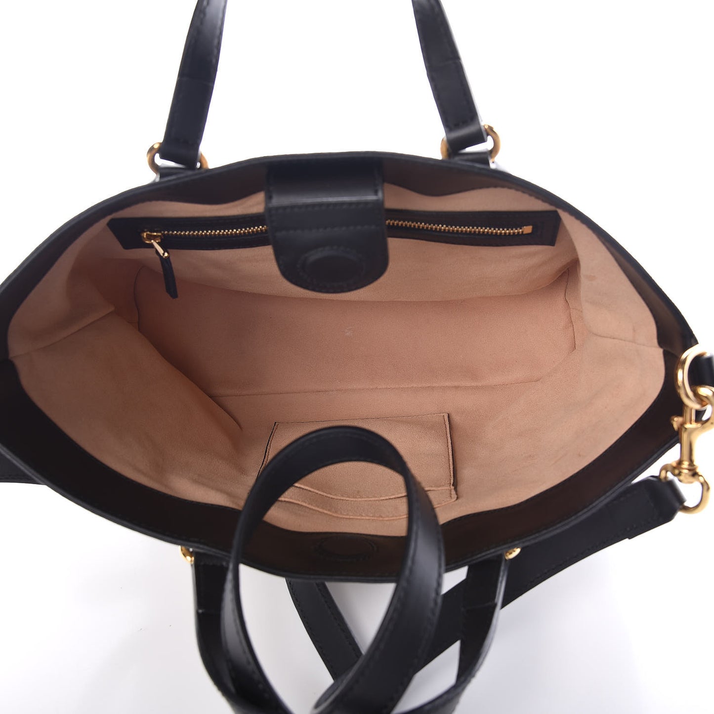 Soft GG Supreme Monogram Bees Small Crossbody Tote Beige Oro Black