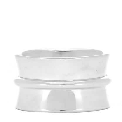 Tiffany Sterling Silver Wide 1837 Band Ring 53 6.5 3 of 5