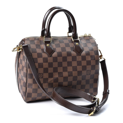 Louis Vuitton Damier Ebene Speedy Bandouliere 25 2 of 9