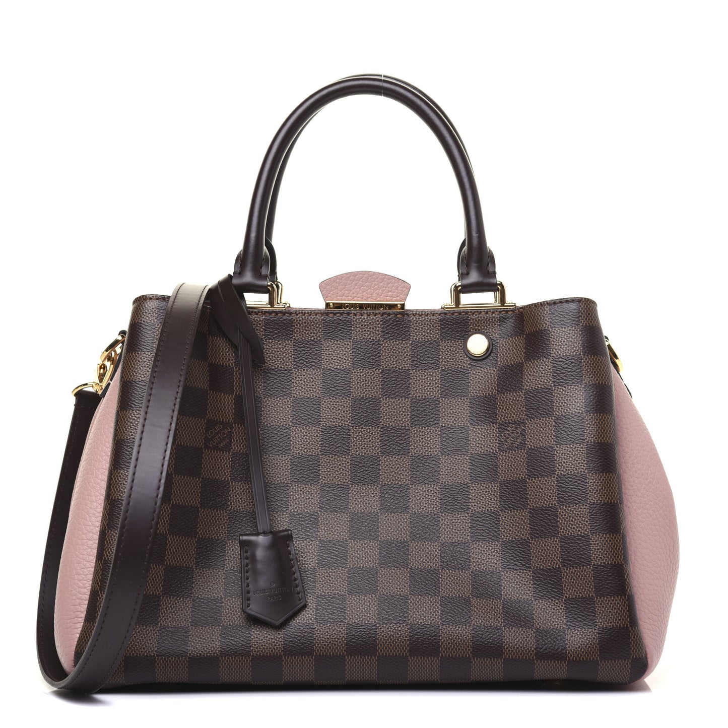 Damier Ebene Cuir Taurillon Brittany Magnolia