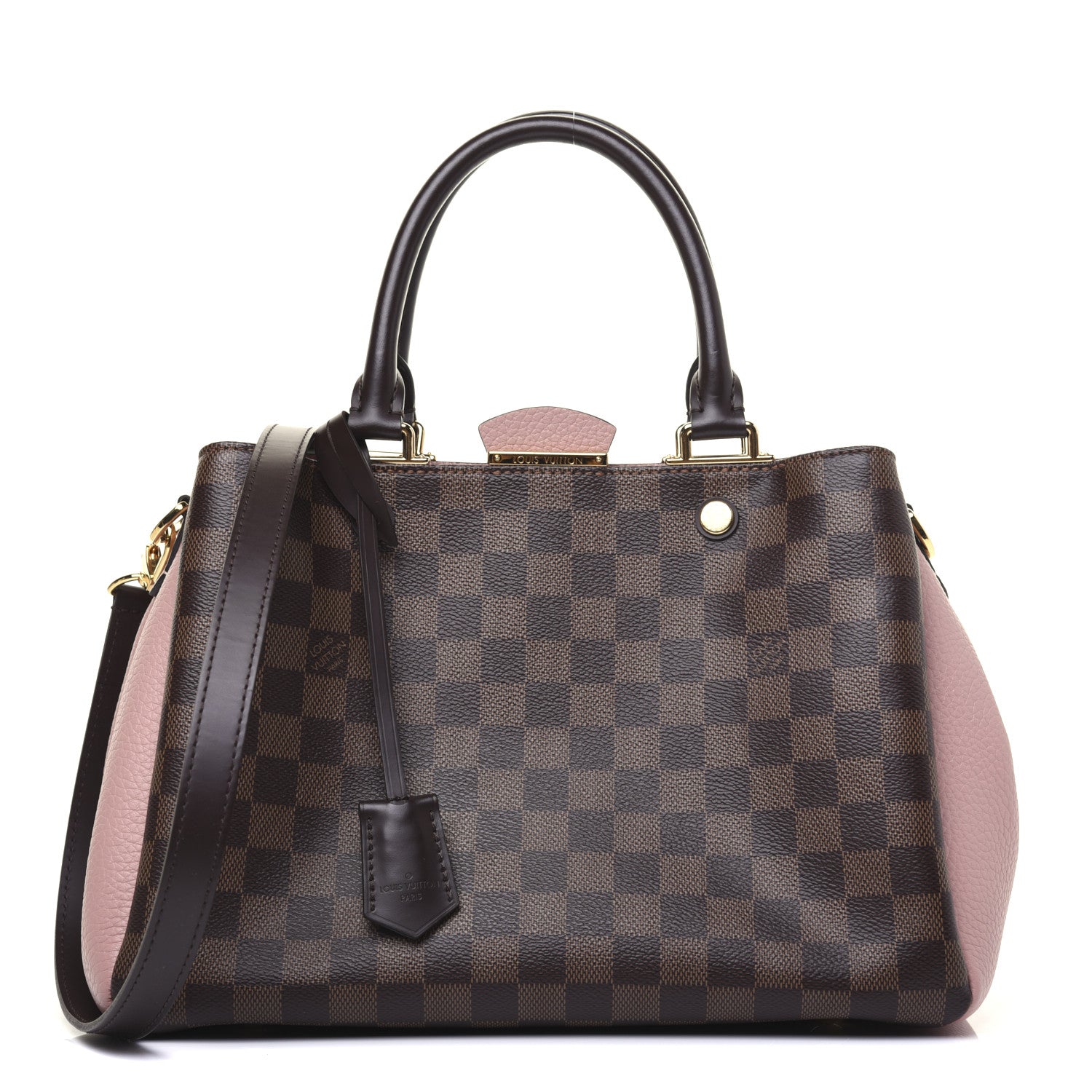 Louis Vuitton Damier Ebene Cuir Taurillon Brittany Magnolia 1 of 19