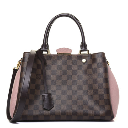 Louis Vuitton Damier Ebene Cuir Taurillon Brittany Magnolia 1 of 19
