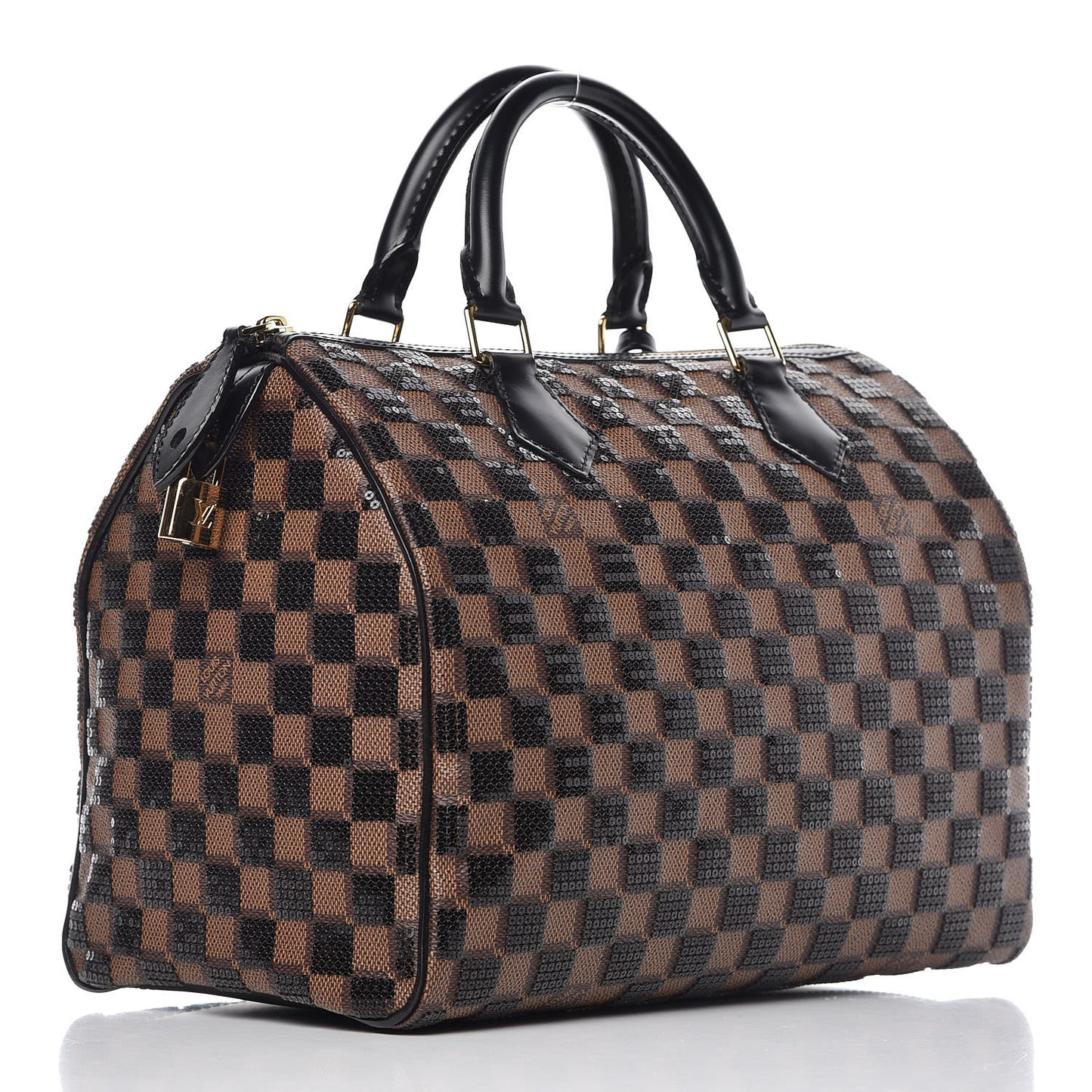 Damier Paillettes Speedy 30 Black