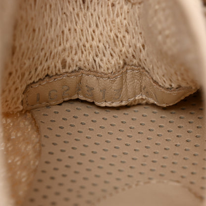 Chanel Lambskin Mesh Cap Toe CC Sneakers 41 Beige 7 of 8