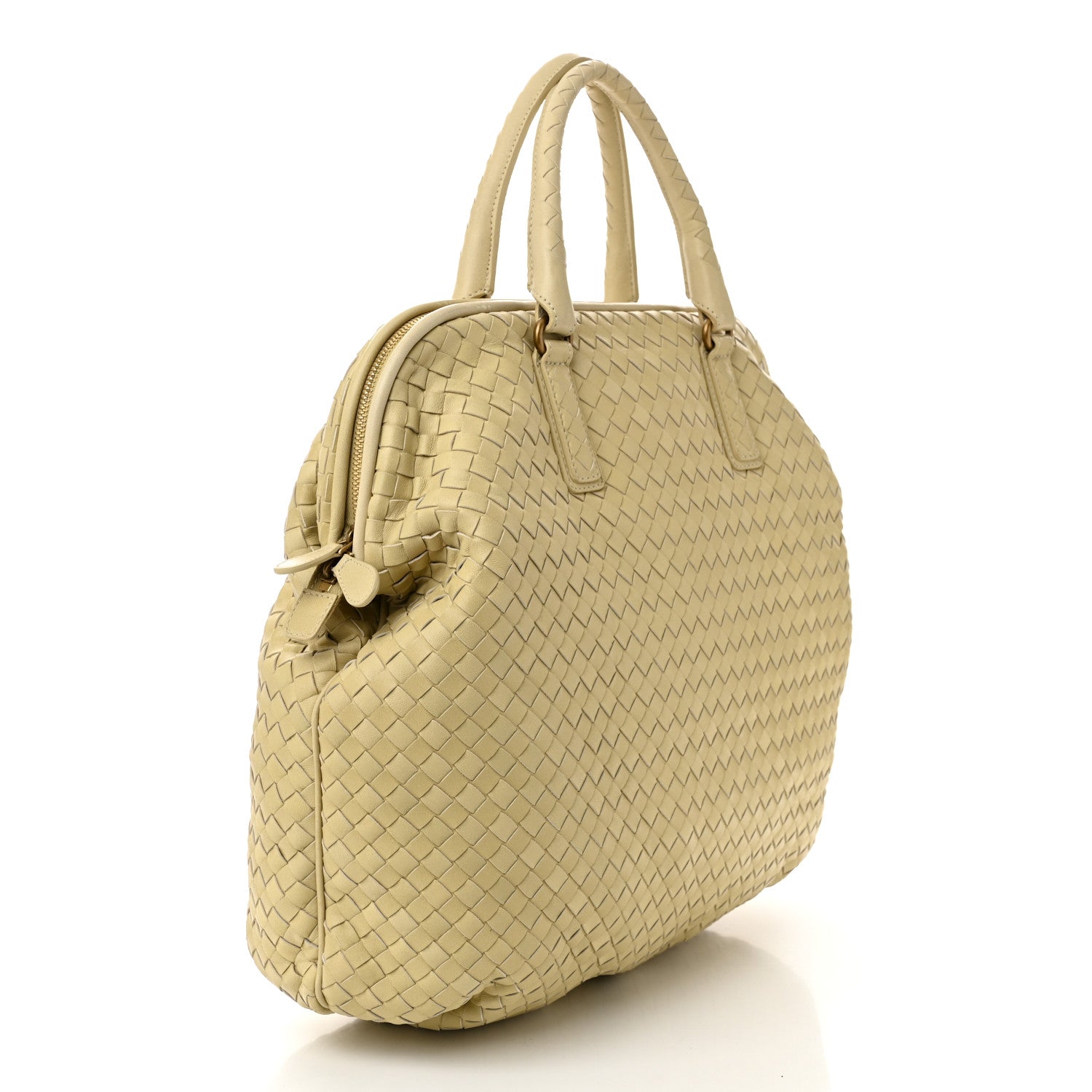Bottega Veneta Nappa Intrecciato Frame Tote Colonial 4 of 11