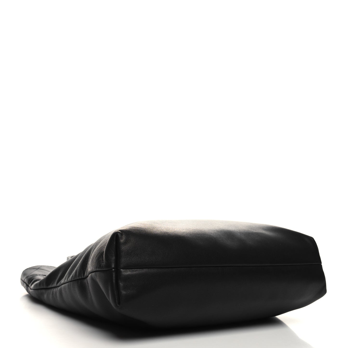 Lambskin Rock And Cabaret Chain Fringe Tote Black