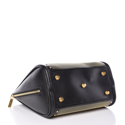 Alexander McQueen Calfskin Studded Large Heroine Black 4 of 24