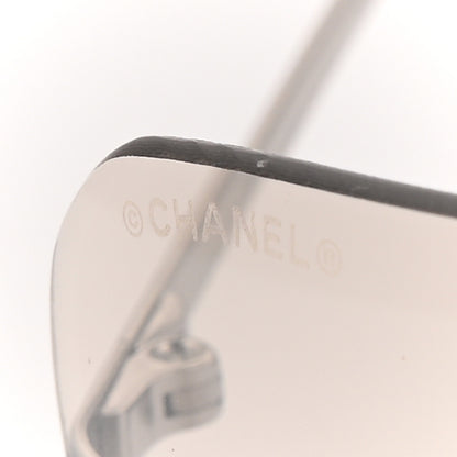 Chanel Crystal CC Logo Sunglasses 4017-D Silver 12 of 14