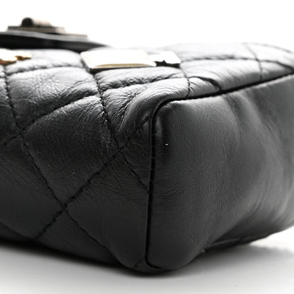 Chanel Aged Calfskin Lucky Charms 2.55 Reissue Mini Clutch With Chain Black 11 of 12