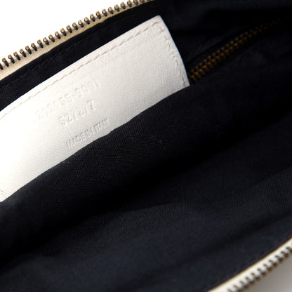 Balenciaga Agneau Classic Hardware Flat Handle Clutch White 7 of 7