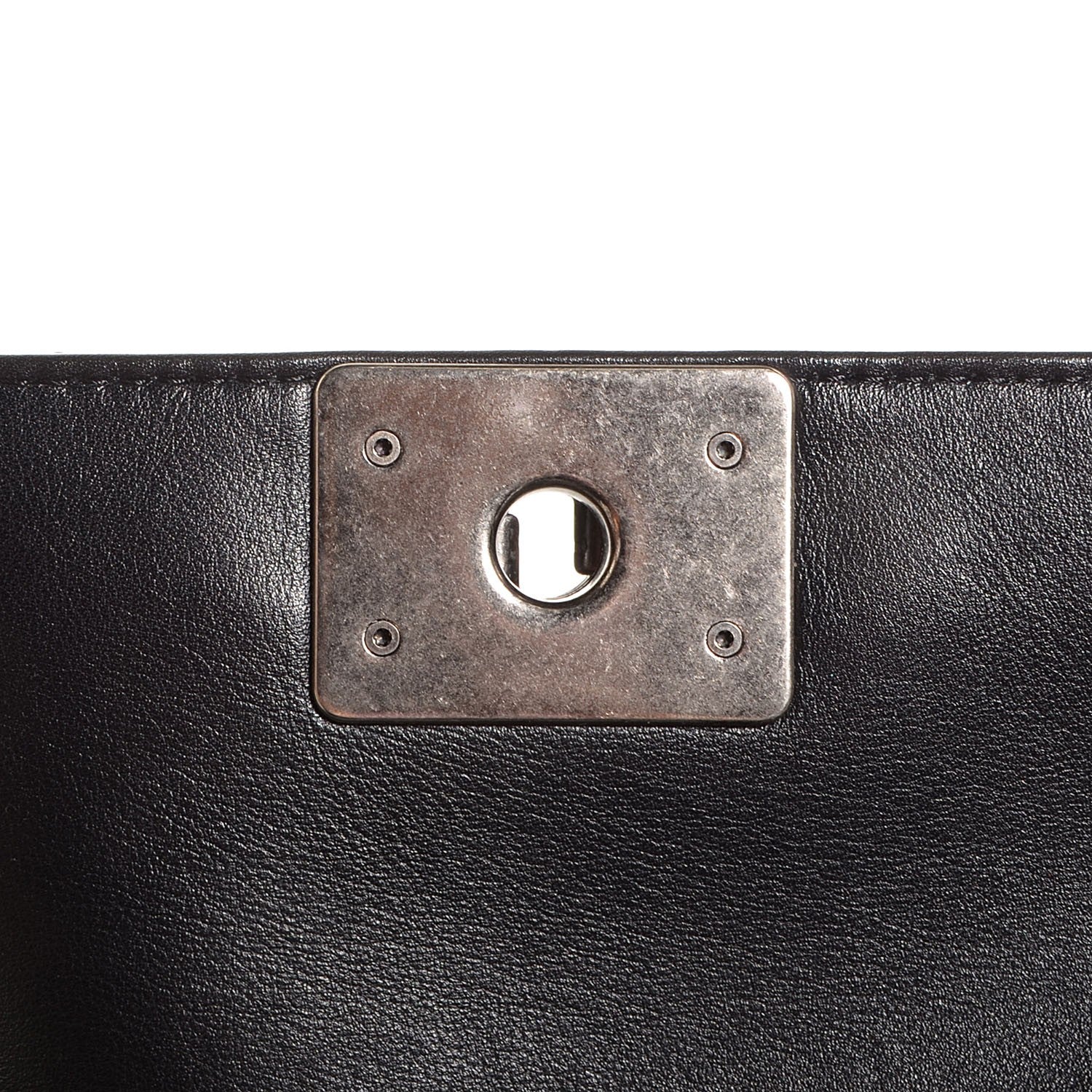Chanel Calfskin Enchained XL Boy Flap Black 9 of 9