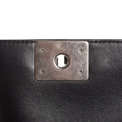 Chanel Calfskin Enchained XL Boy Flap Black 9 of 9