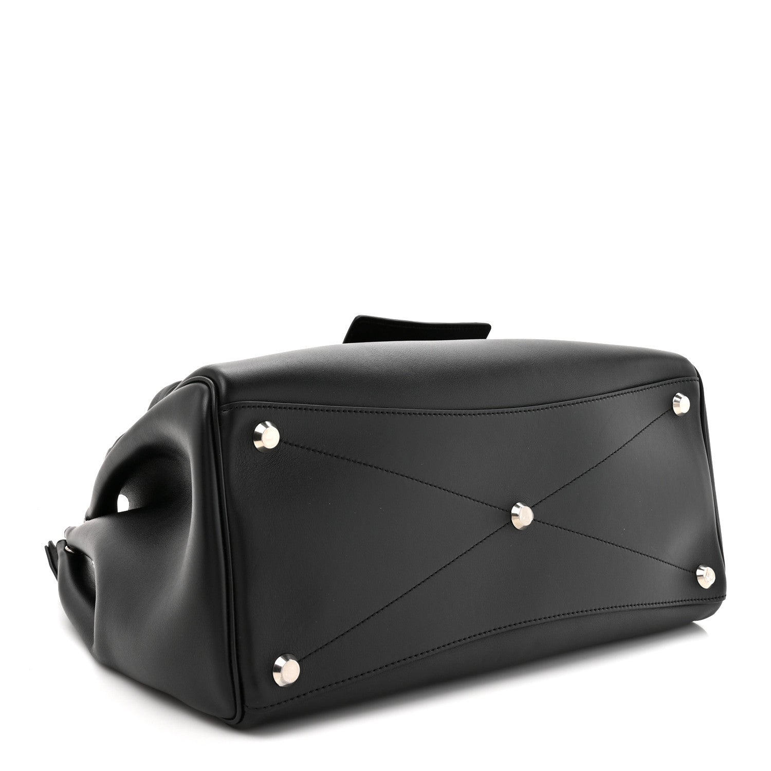 Balenciaga Smooth Calfskin Medium Bel Air Carry All Bag Black 4 of 10