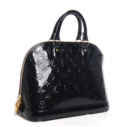 Louis Vuitton Vernis Alma PM Blue Infini 3 of 7